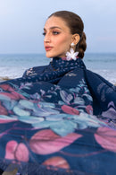 RANG RASIYA-3PC LAWN CHIKAANKARI EMBROIDERED SHIRT WITH CHIFFON EMBROIDERED DUPATTA & TROUSER-BIC-4659