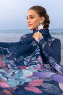 RANG RASIYA-3PC LAWN CHIKAANKARI EMBROIDERED SHIRT WITH CHIFFON EMBROIDERED DUPATTA & TROUSER-BIC-4659