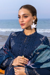 RANG RASIYA-3PC LAWN CHIKAANKARI EMBROIDERED SHIRT WITH CHIFFON EMBROIDERED DUPATTA & TROUSER-BIC-4659