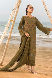 RANG RASIYA-3PC LAWN EMBROIDERED SHIRT WITH CHIFFON EMBROIDERED DUPATTA & TROUSER-BIC-4514