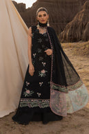 RANG RASIYA-3PC LAWN EMBROIDERED SHIRT WITH KHADDI NET EMBROIDERED DUPATTA AND TROUSER-BIC-4661