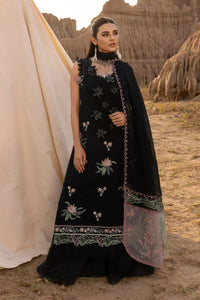 RANG RASIYA-3PC LAWN EMBROIDERED SHIRT WITH KHADDI NET EMBROIDERED DUPATTA AND TROUSER-BIC-4661