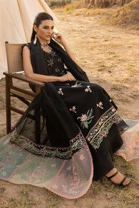 RANG RASIYA-3PC LAWN EMBROIDERED SHIRT WITH KHADDI NET EMBROIDERED DUPATTA AND TROUSER-BIC-4661
