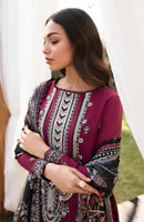 BATIK -3PC DHANAK EMBROIDERED SHIRT WITH COUTRAI WOOL PRINTED SHAWL & TROUSER-BIC-3120