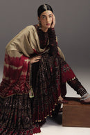 ZARA SHAH JAHAN-3PC DIGITAL PRINTED FROCK WITH SILK PRINTED DUPATTA & PRINT TROUSER-BIC-071