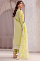 SAPPHIRE-3PC LAWN EMBROIDERED SHIRT WITH ORGANZA EMBROIDERED DUPATTA AND LAWN TROUSER-BIC-3697