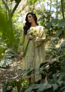 ELAF-3PC LAWN EMBROIDERED SHIRT WITH SILK PRINTED EMB DUPATTA AND TROUSER-BIC-4912