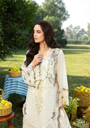 ELAF-3PC DHANAK EMBROIDERED SHIRT WITH DHANAK EMB SHAWL AND TROUSER-BIC-5217