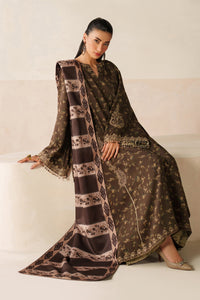BAROQUE-3PC KHADDAR PRINTED SHIRT WITH KHADDAR PRINTED DUPATTA AND PRINT TROUSER-BIC-2663