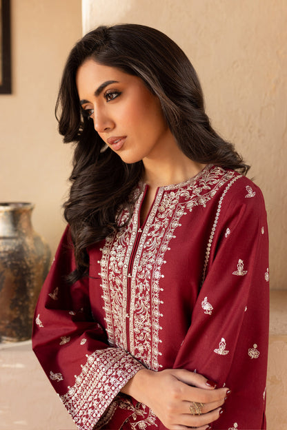 BATIK-2PC SEQUIN LAWN EMBROIDERED SHIRT WITH SEQUIN LAWN EMBROIDERED TROUSER-BIC-3473