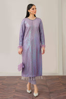 BAROUQE-ORGANZA 3PC SEQUENCE EMBROIDERED SHIRT WITH ORGANZA SEQUENCE EMBROIDERED DUPATTA WITH SILK TROUSER -BIC-4266