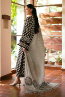 -BBAROQUE-3PC LAWN PRINTED SHIRT WITH LAWN PRINT DUPATTA AND PRINTED TROUSERIC-2513