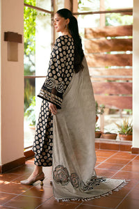 -BBAROQUE-3PC LAWN PRINTED SHIRT WITH LAWN PRINT DUPATTA AND PRINTED TROUSERIC-2513