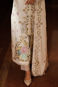 CROSS STITCH-3PC DHANAK EMBROIDERED SHIRT WITH DHANAK EMBROIDERED SHAWL AND TROUSER BIC-4161