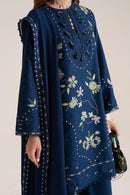 MARIA.B-3PC LAWN EMBROIDERED SHIRT WITH LAWN EMBROIDERED DUPATTA AND TROUSER-BIC-4715