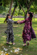 BAROUQUE-3PC KHADDAR PRINTED  SHIRT WITH KHADDAR PRINT DUPATTA AND PRINT TROUSER-BIC-2633