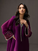ZAINAB CHOTANI-3PC SHAMOZ SILK PRINT EMBROIDERED SHIRT WITH SOFT SILK PRINT DUPATTA & SILK TROUSER BIC-1710