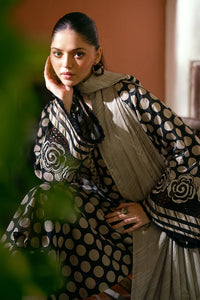 -BBAROQUE-3PC LAWN PRINTED SHIRT WITH LAWN PRINT DUPATTA AND PRINTED TROUSERIC-2513