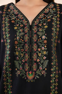 SAPPHIRE- 3PC LAWN EMBROIDERED SHIRT WITH LAWN EMBROIDERED DUPATTA AND TROUSER-BIC-3603 (BLACK)