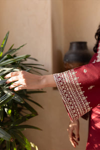 BATIK-2PC SEQUIN LAWN EMBROIDERED SHIRT WITH SEQUIN LAWN EMBROIDERED TROUSER-BIC-3473
