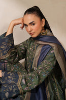 BAROQUE-3PC VISCOSE PRINTED SHIRT WITH VISCOSE PRINTED DUPATTA AND TROUSER-BIC-
