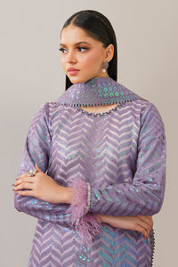 BAROUQE-ORGANZA 3PC SEQUENCE EMBROIDERED SHIRT WITH ORGANZA SEQUENCE EMBROIDERED DUPATTA WITH SILK TROUSER -BIC-4266