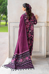BAROUQUE-3PC KHADDAR PRINTED  SHIRT WITH KHADDAR PRINT DUPATTA AND PRINT TROUSER-BIC-2633