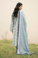 BAROUQE-3PC KARANDI PRINTED SHIRT WITH KARANDI PRINTED DUPATTA AND TROUSER-BIC-2576