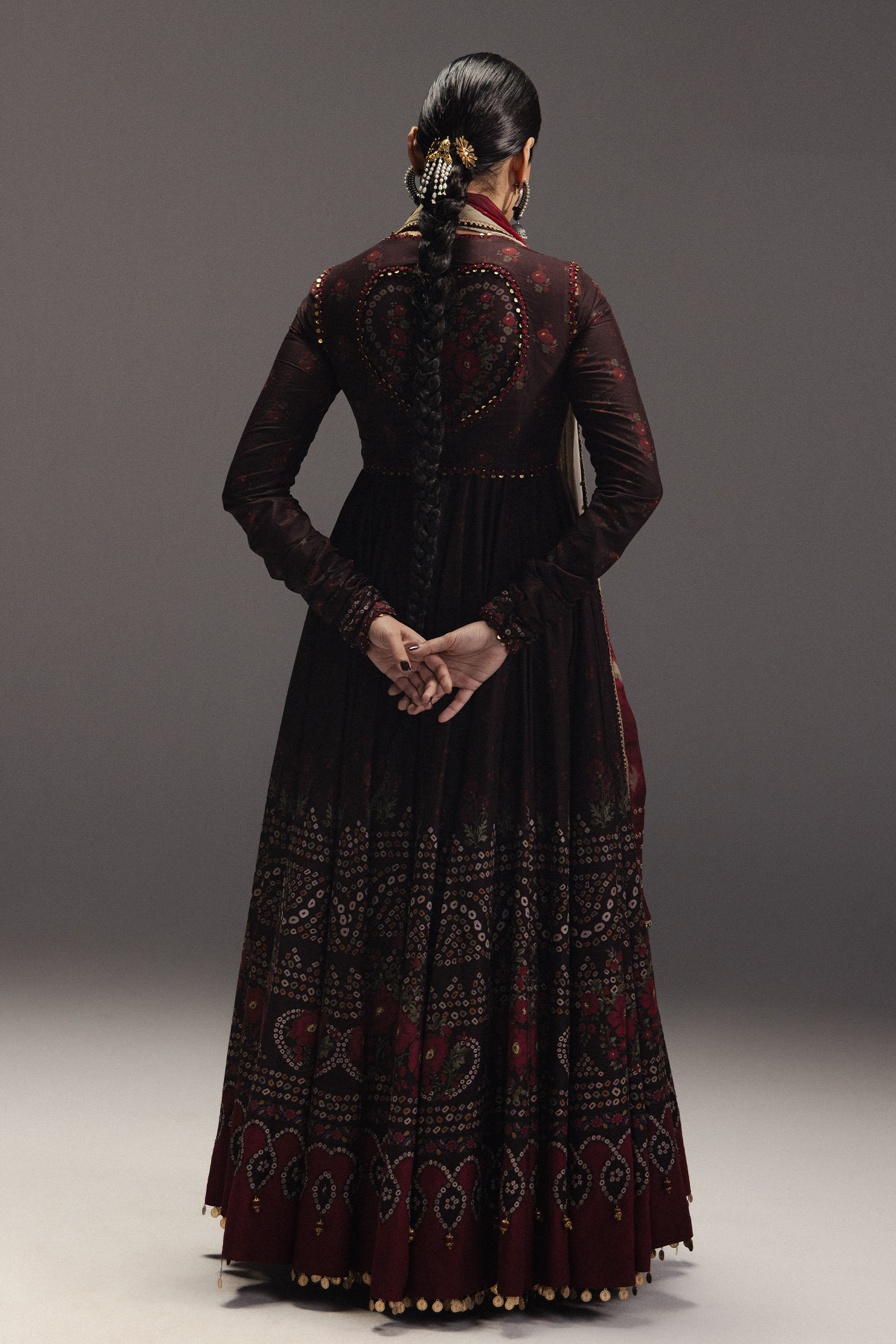 ZARA SHAH JAHAN-3PC DIGITAL PRINTED FROCK WITH SILK PRINTED DUPATTA & PRINT TROUSER-BIC-071