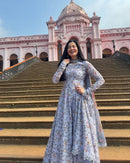 SAPPHIRE-3PC KHADDAR PRINTED SHIRT WITH KHADDAR PRINTED DUPATTA AND PRINTED TROUSER-BIC-