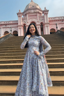 SAPPHIRE-3PC KHADDAR PRINTED SHIRT WITH KHADDAR PRINTED DUPATTA AND PRINTED TROUSER-BIC-