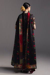 ZARA SHAH JAHAN-3PC DIGITAL PRINTED FROCK WITH SILK PRINTED DUPATTA & DYED TROUSER-BIC-066