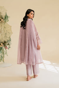 IZNIK-3PC LAWN EMBROIDERED SHIRT WITH KHAADI NET DUPATTA & TROUSER-BIC-3779