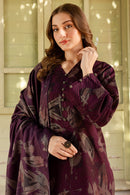BAROQUE-3PC KHADDAR PRINTED SHIRT WITH KHADDAR PRINTED DUPATTA AND PRINT TROUSER-BIC-2649