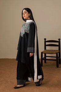 BATIK-3PC DHANAK EMBROIDERED SHIRT WITH DHANAK SHAWL AND TROUSER-BIC-5200
