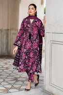 BAROUQUE-3PC KHADDAR PRINTED  SHIRT WITH KHADDAR PRINT DUPATTA AND PRINT TROUSER-BIC-2633