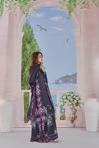 LULUSAR-3PC-SHAMOZE SILK PRINTED SHIRT SILK PRINTED DUPATTA AND SILK TROUSER-BIC-9011