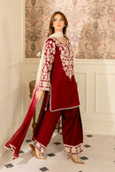 JAZMIN-3PC LAWN EMBROIDERED SHIRT WITH CHIFFON TYE & DYE DUPATTA AND TROUSER -BIC-4656