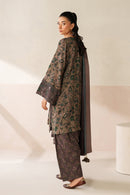 BAROQUE-3PC VISCOSE PRINTED SHIRT WITH VISCOSE PRINTED DUPATTA AND TROUSER-BIC-