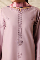 IZEL-3PIECE LAWN EMBROIDERED SHIRT WITH CHIFFON PRINTED DUPATTA AND TROUSER-BIC-4868