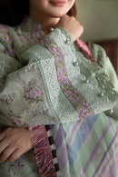 SOBIA NAZIR-3PC KARANDI PRINTED EMBROIDERED SHIRT WITH KARANDI PRINTED DUPATTA AND TROUSER-BIC-2564