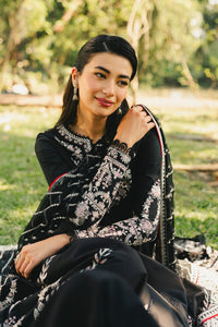 AFROZEH-3PC LAWN EMBROIDERED FROCK WITH CHIFFON EMB DUPATTA AND TROUSER-BIC-4921