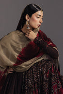 ZARA SHAH JAHAN-3PC DIGITAL PRINTED FROCK WITH SILK PRINTED DUPATTA & PRINT TROUSER-BIC-071