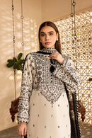 BATIK-3PC DHANAK EMBROIDERED SHIRT WITH CHIFFON EMBROIDERED DUPATTA AND EMB TROUSER-BIC-4104