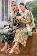 BAROUQE-3PC KARANDI PRINTED SHIRT WITH KARANDI PRINTED DUPATTA AND TROUSER-BIC-2579