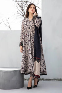 BAROUQE-3PC KHADDAR PRINTED  SHIRT WITH KHADDAR PRINT DUPATTA AND PRINT TROUSER-BIC-2560
