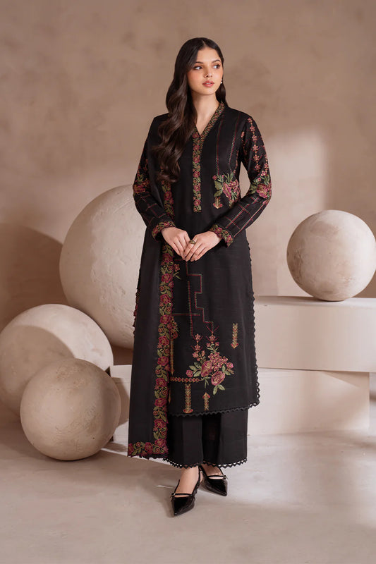 IZNIK-3PC LAWN EMBROIDERED SHIRT WITH CHIFFON EMBROIDERED DUPATTA AND TROUSER-BIC-3604