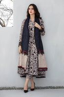 BAROUQE-3PC KHADDAR PRINTED  SHIRT WITH KHADDAR PRINT DUPATTA AND PRINT TROUSER-BIC-2560
