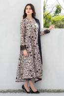 BAROUQE-3PC KHADDAR PRINTED  SHIRT WITH KHADDAR PRINT DUPATTA AND PRINT TROUSER-BIC-2560