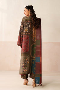 BAROQUE-3PC KHADDAR PRINTED SHIRT WITH KHADDAR PRINTED DUPATTA AND PRINTED TROUSER-BIC-2661